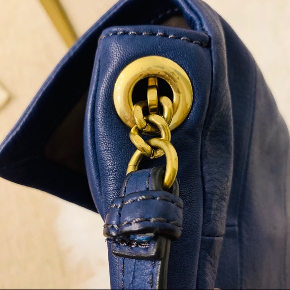 J.Crew deep royal blue leather clutch/crossbody - Picture 13 of 13